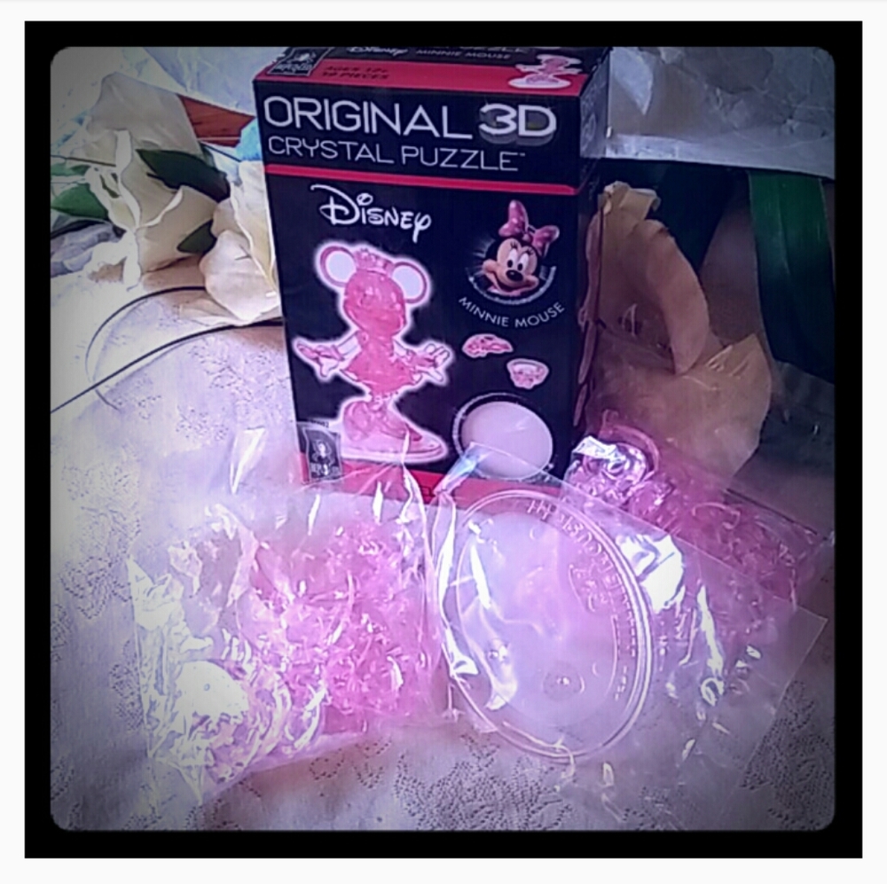 Disney Minnie Mouse Original 3D Crystal Puzzle